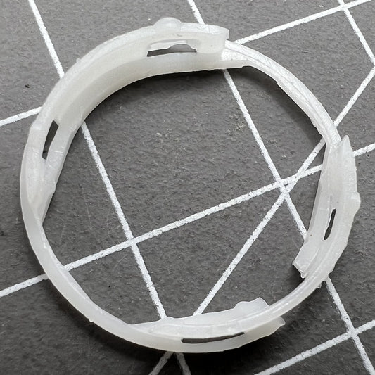 3.7mm watch case spacer ring, 20-40mm, compatible with Miyota 2035 movements, precision fit accessory.