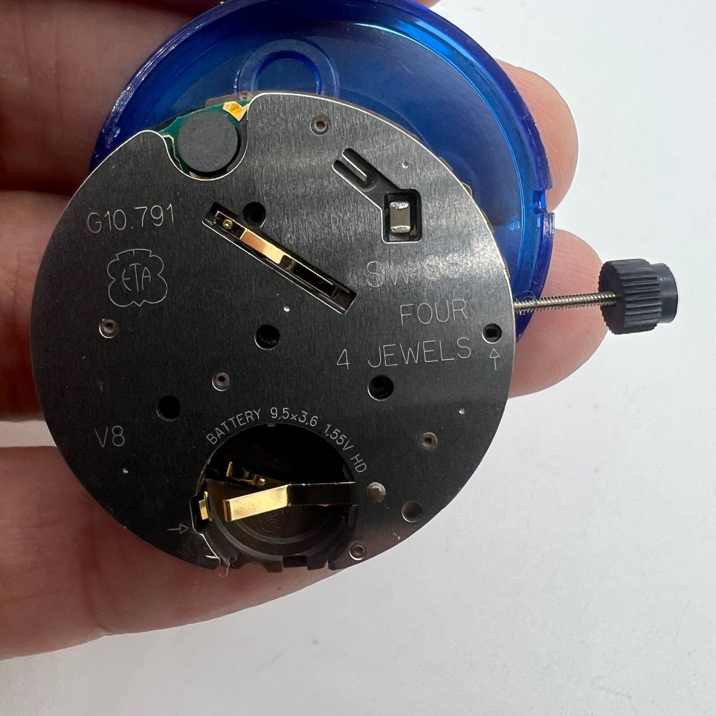 Swiss Made Original ETA G10.791 quartz movement, multifunctional watch accessory for precise timekeeping.