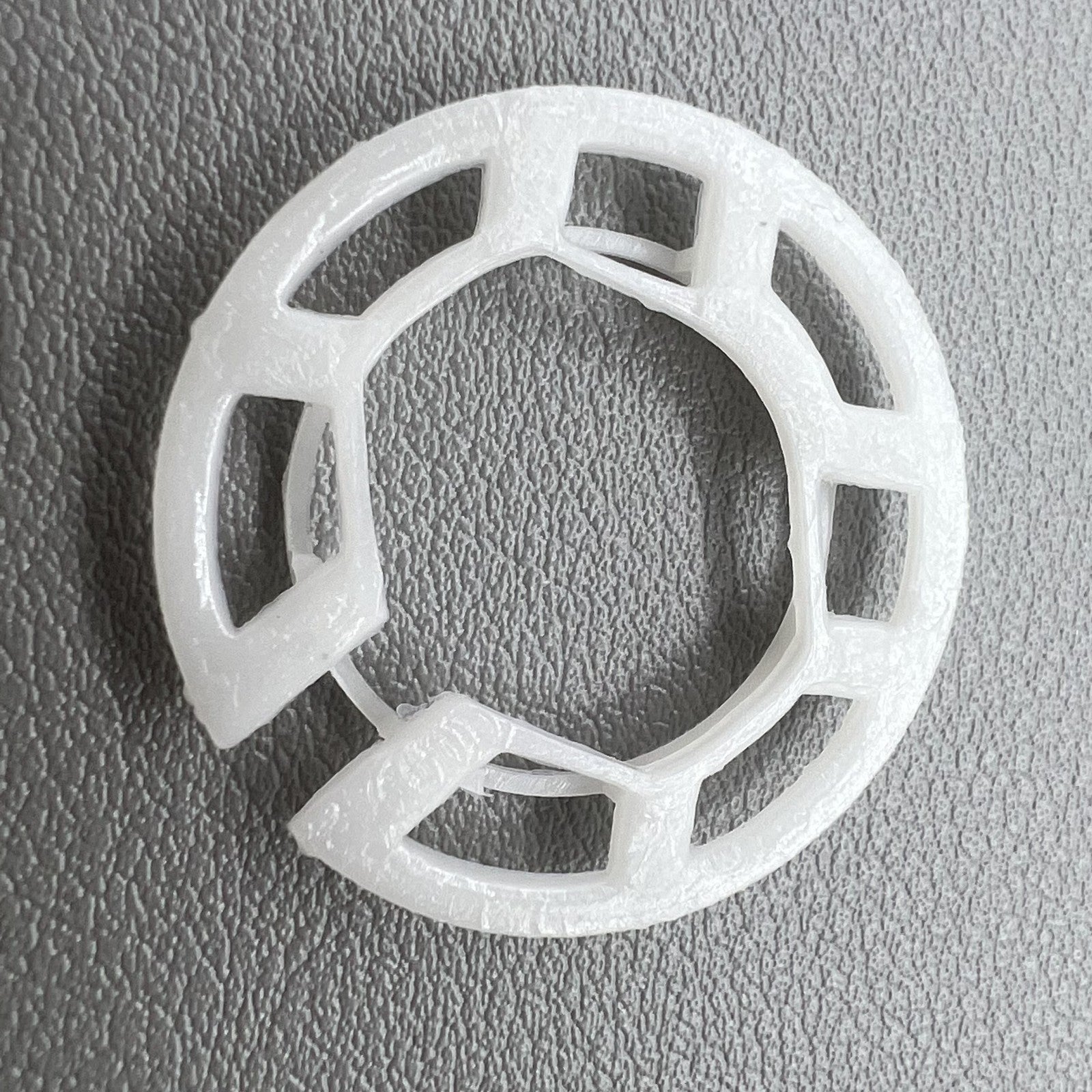 Set of 2 Miyota 2035-compatible watch case mount spacers, 3.6mm height, 30mm diameter.