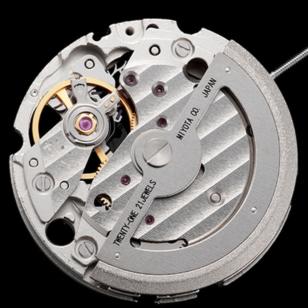 Miyota / Citizen 82S0, versilbertes japanisches automatisches mechanisches Uhrwerk