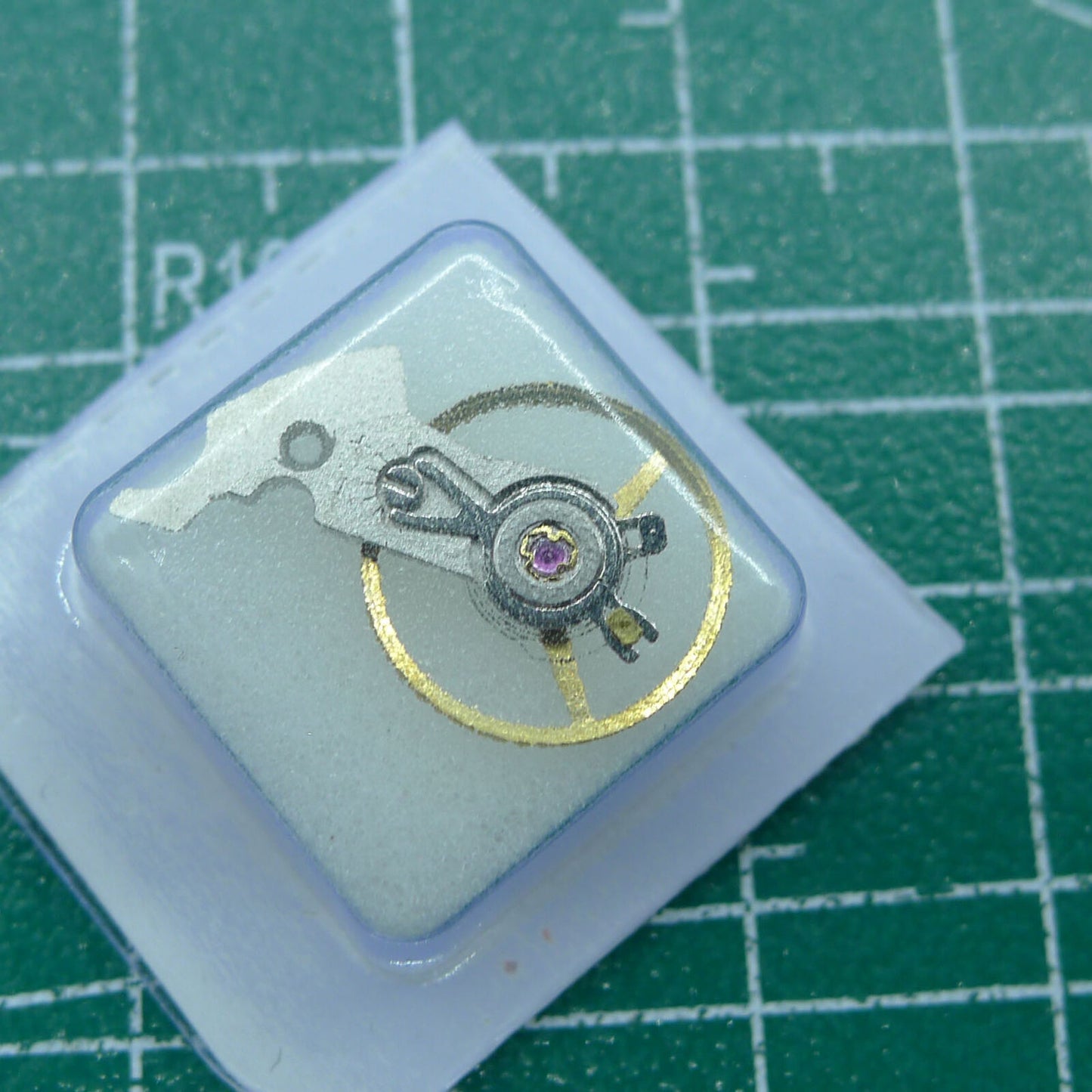 Wholesale watch balance wheel with splint, compatible with ETA C07.111 movement, generic replacement part.