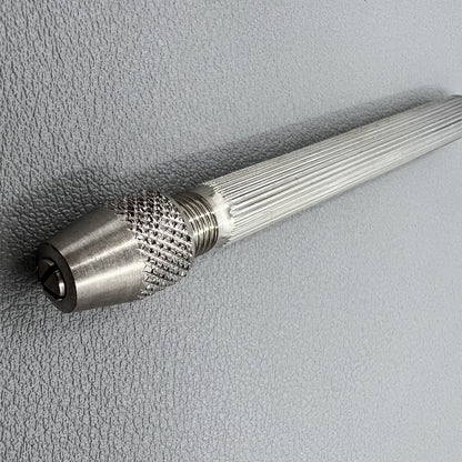 Swiss Pin Vise Bergeon 1842-18A with 2 collets 0-1mm and 0.8-2mm for watch repair precision