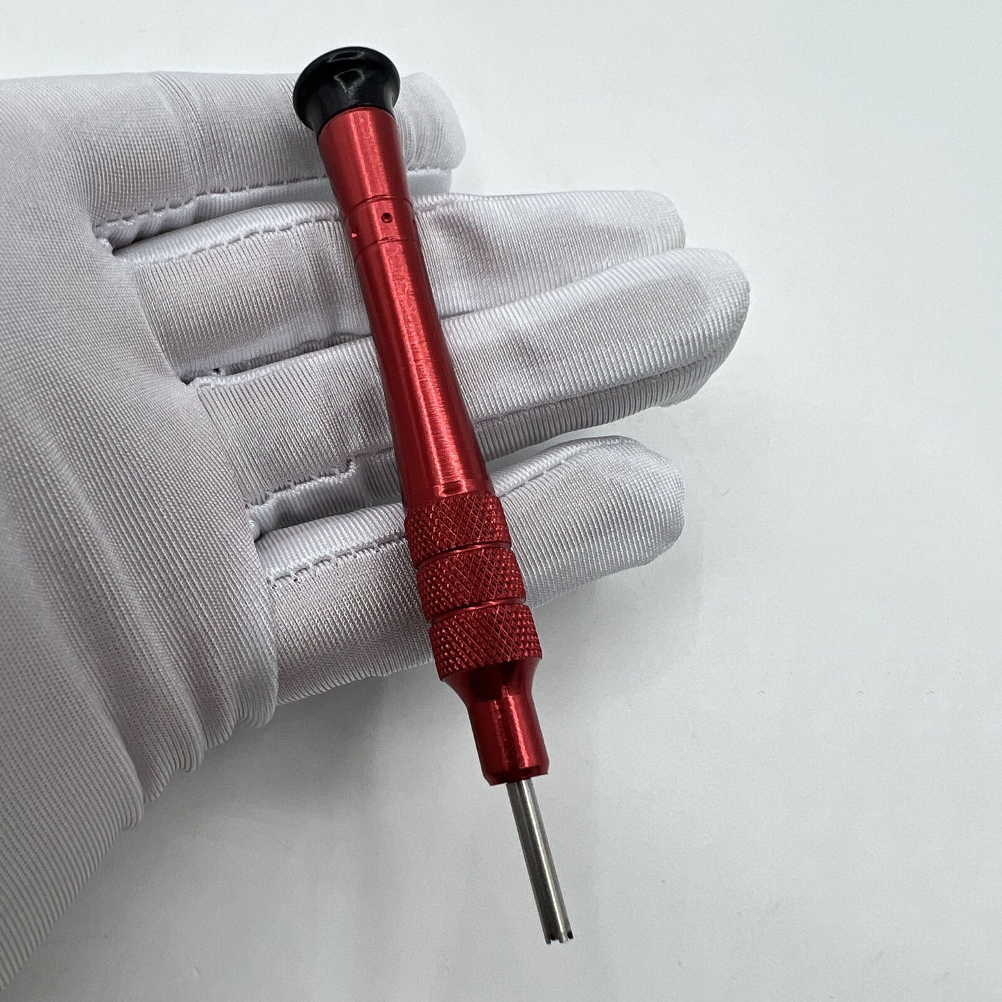 RICHARD MILLE 2.75mm RM screwdriver blade close-up for precise strap and bezel screw adjustments