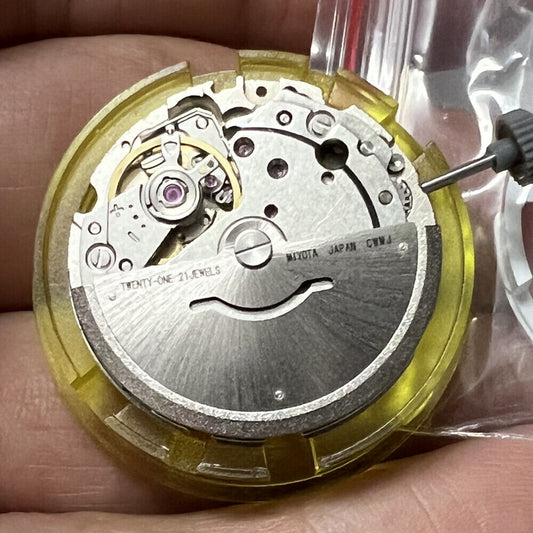 Miyota / Citizen 8215 Silver Plated Japan Automatic Mechanical Movement