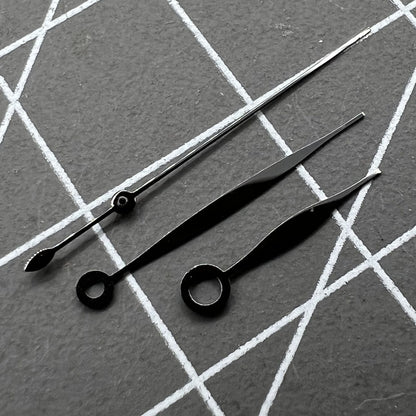 10.5x16x16mm Black Polished Watch Hands Sets for Tissot 1853 T41 T006 Movement