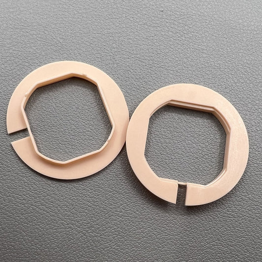 Set of 2 HTR VX42 watch case cushion mount spacer rings for precise movement fixing