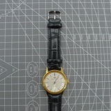 Beijing Double Rhomb Manual Mechanical Watch Golden Case Silver Nail