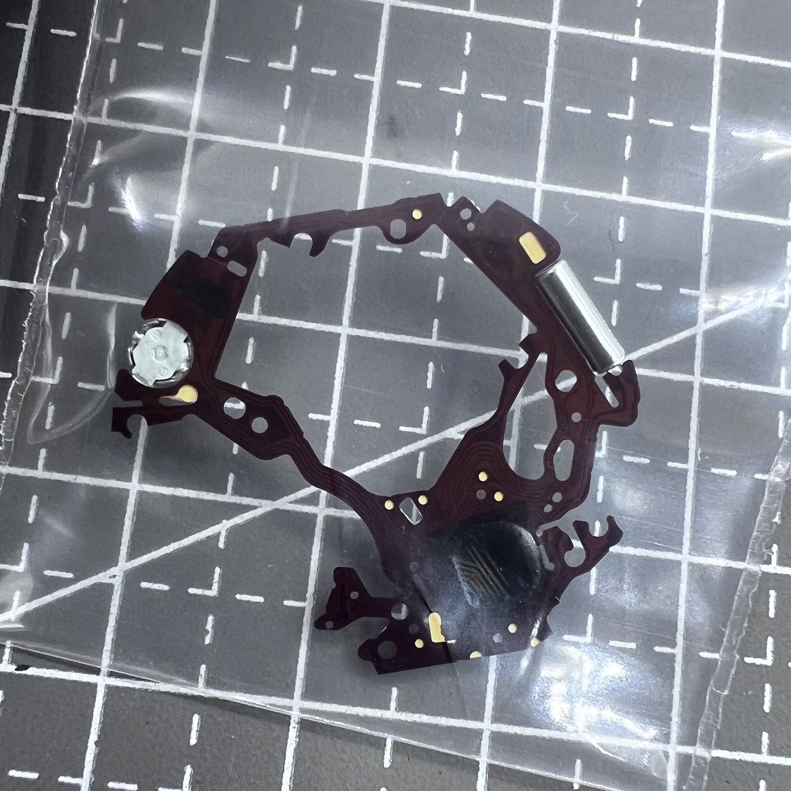 Seiko 5T52B quartz watch circuit board, original Japan-made for precise timekeeping.