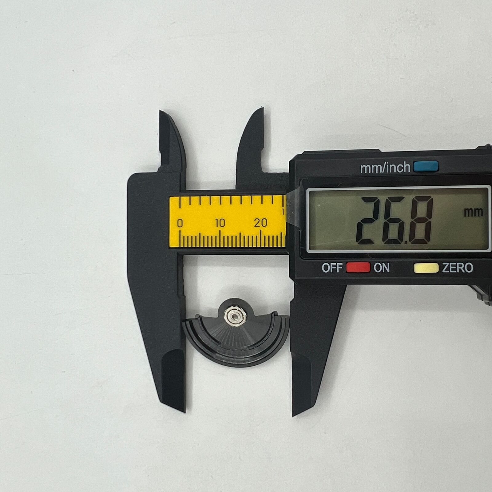 Black Sea Wave carved rotor with brand engraving for Miyota NH35 NH36 watch movement, precision oscillating weight.