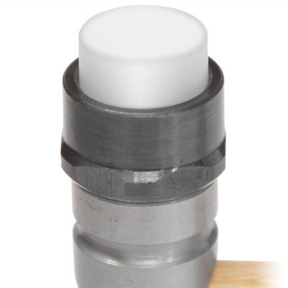 Swiss Bergeon 30417 hammer with replaceable brass and synthetic ends for delicate watch repairs.