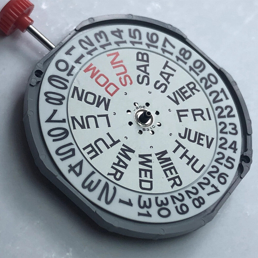 Miyota 2405 quartz double calendar watch part for precise timekeeping, Japan made brand accessory