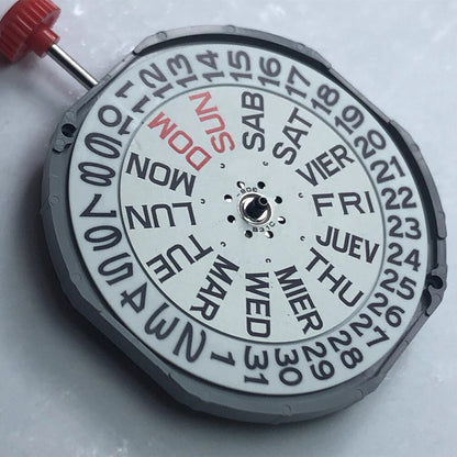 Miyota 2405 quartz double calendar watch part for precise timekeeping, Japan made brand accessory