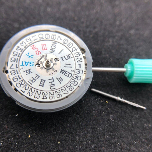 Seiko SII NH06 automatic movement watch accessory, date display at 3 o'clock, Japan made precision.