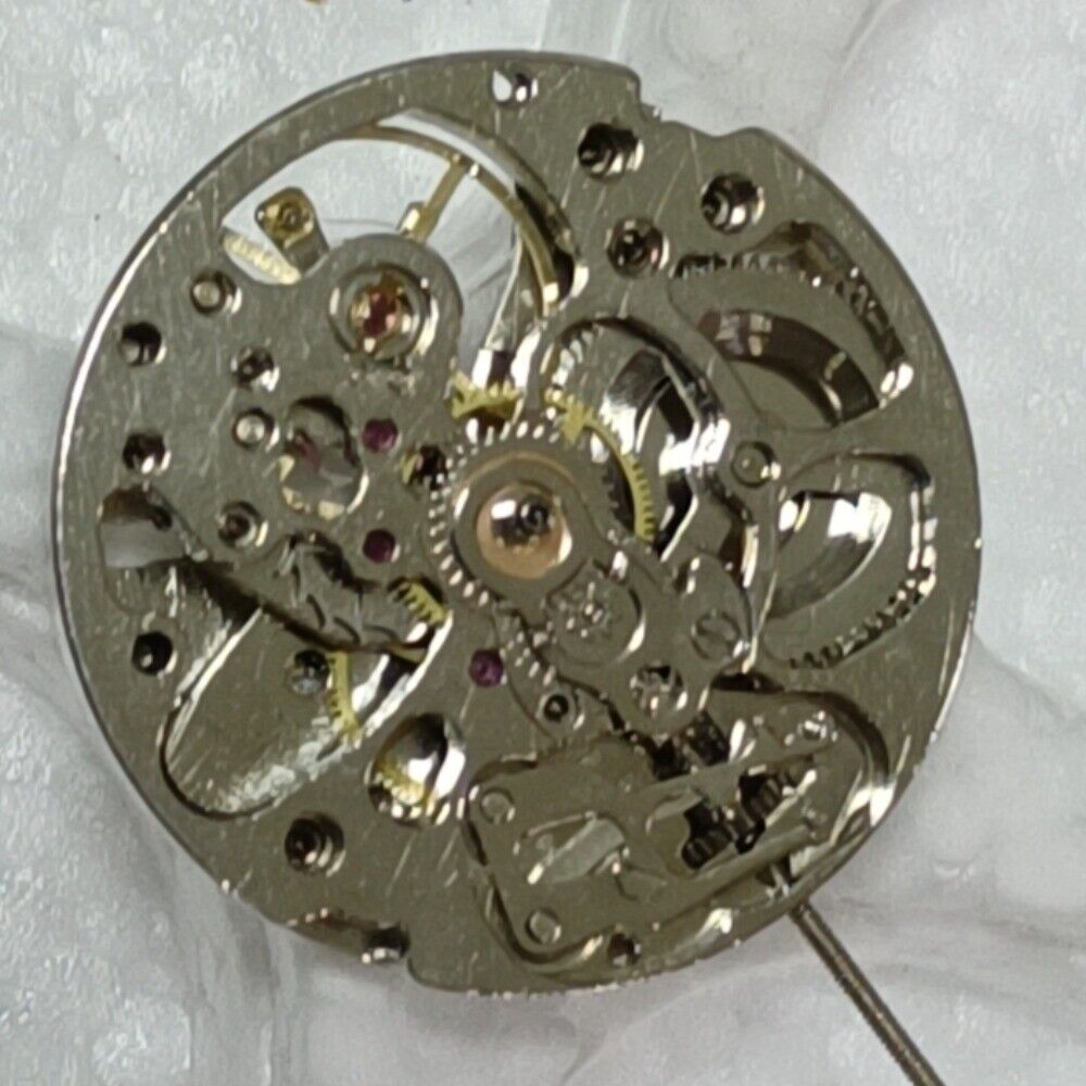 Dandong 7120 hollow silver automatic mechanical watch movement part for repair and replacement