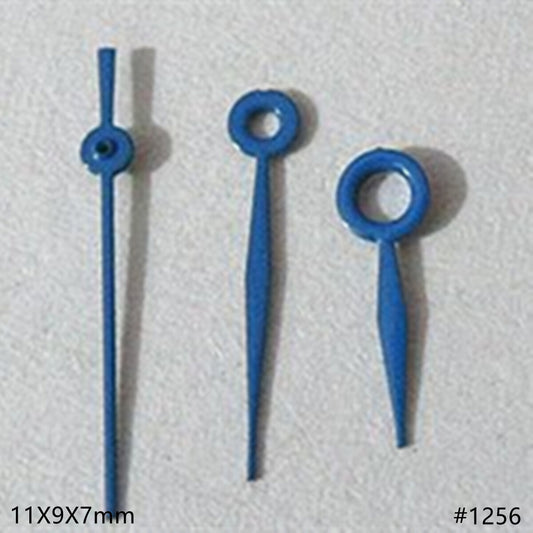 Aiguilles de montre peintes bleu marine de 11 mm pour mouvements Miyota 2035, 2115, 2105 et 2305