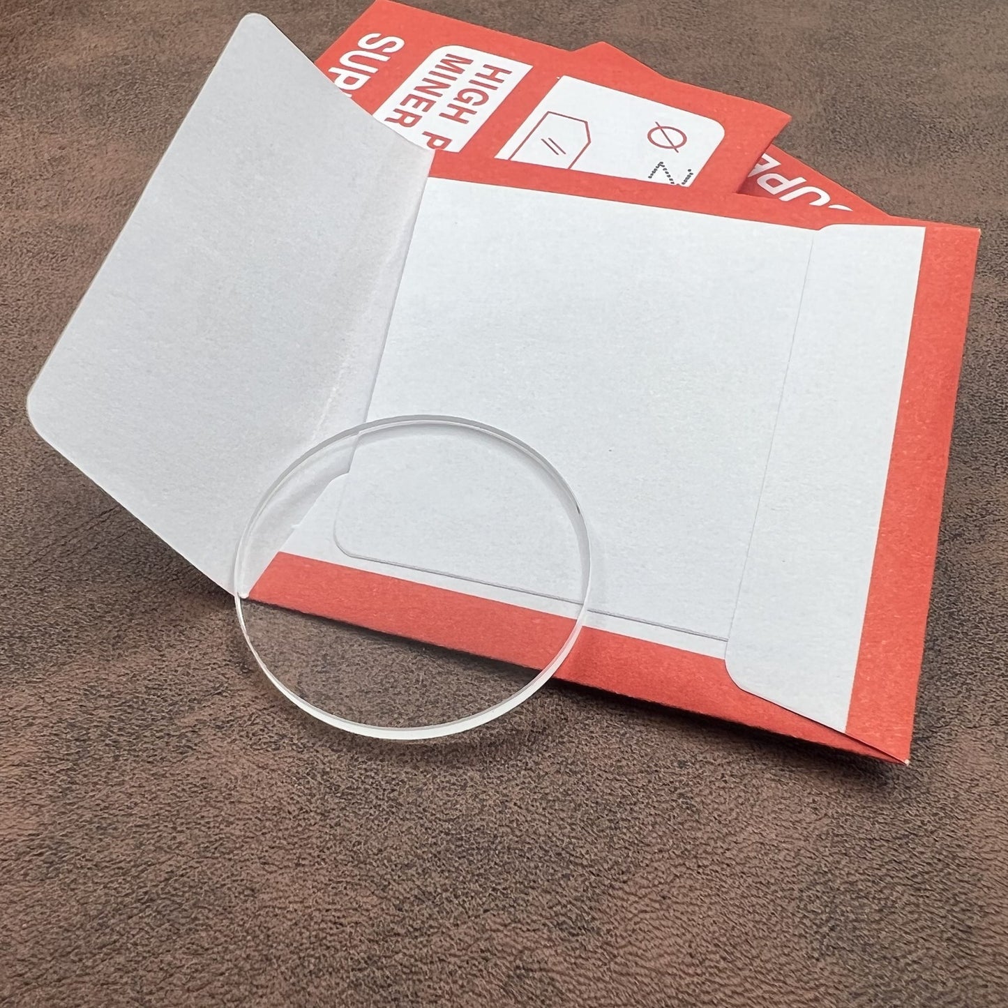 32 Stück Mineral Uhrenglas Ersatz Rund 26.5-39.2mm 2.0mm Dick Flach