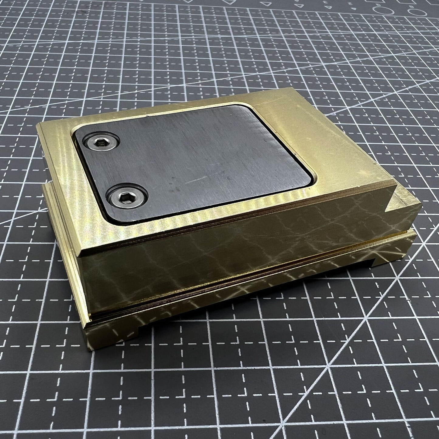 Brass-handled stainless steel Woodcutter pegwood tool for precise watch cleaning and detailing.