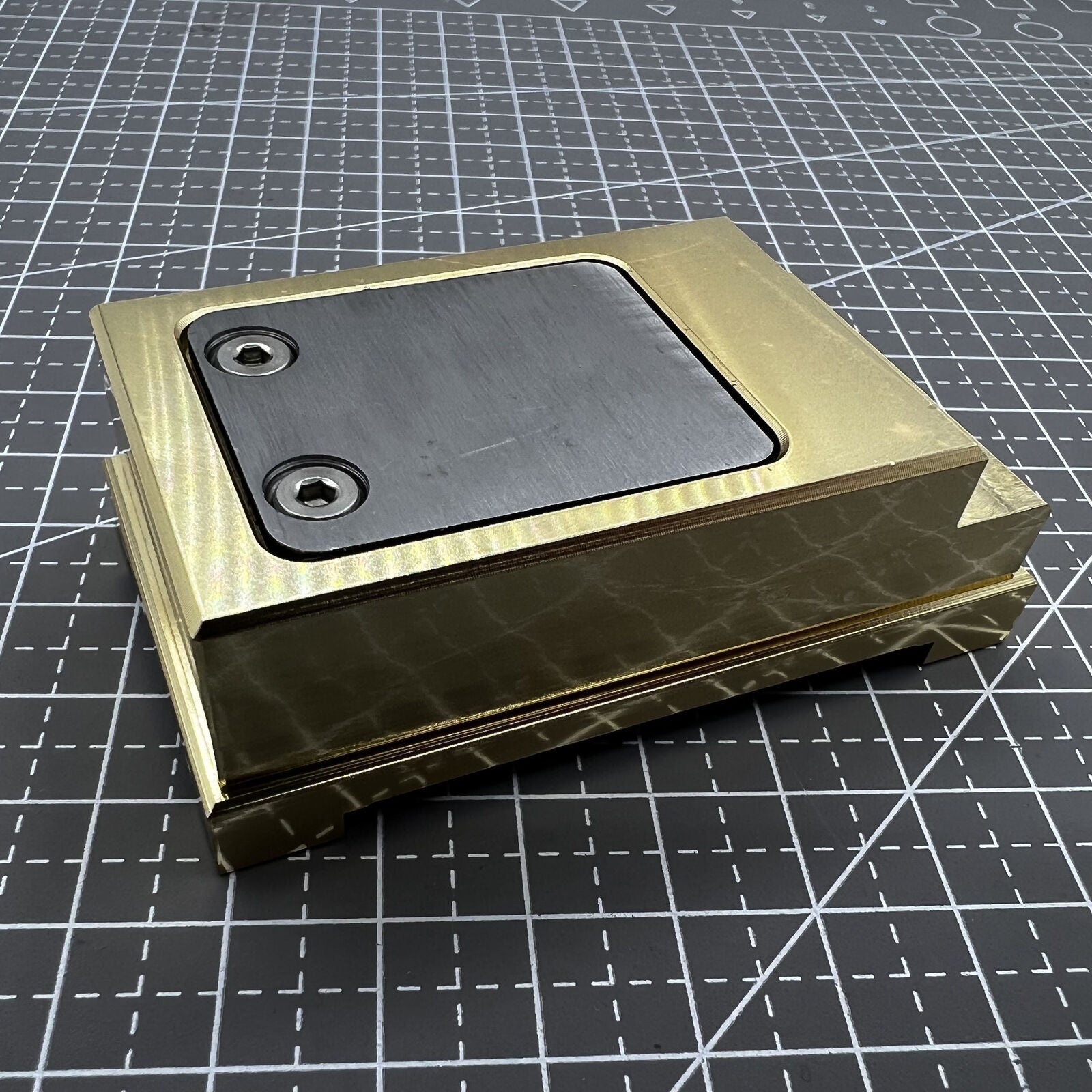 Brass-handled stainless steel Woodcutter pegwood tool for precise watch cleaning and detailing.