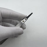 Swiss Made Horotec MSA12.711 Tweezer Carbon Fibre Hard Tipped Broad Flat Tip