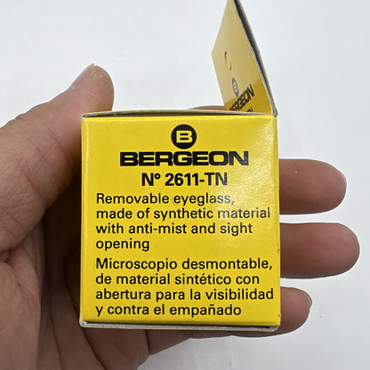 Bergeon 2611-TN-1.5 loupe with 6.7x magnification for precise watch accessory inspections