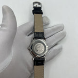 36mm Beijing Double Rhomb Manual Mechanical Watch Silver Case Silver Nail