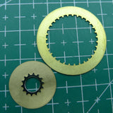 Pilot Black Date Disk Wheel Week Wheel Fit for China Made Dandong 7750 Movement