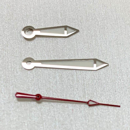 Green luminous watch hands set by B11 for NH35A/NH36A/4R36 movements, sizes 8/12.5/12.5mm, watch accessories.