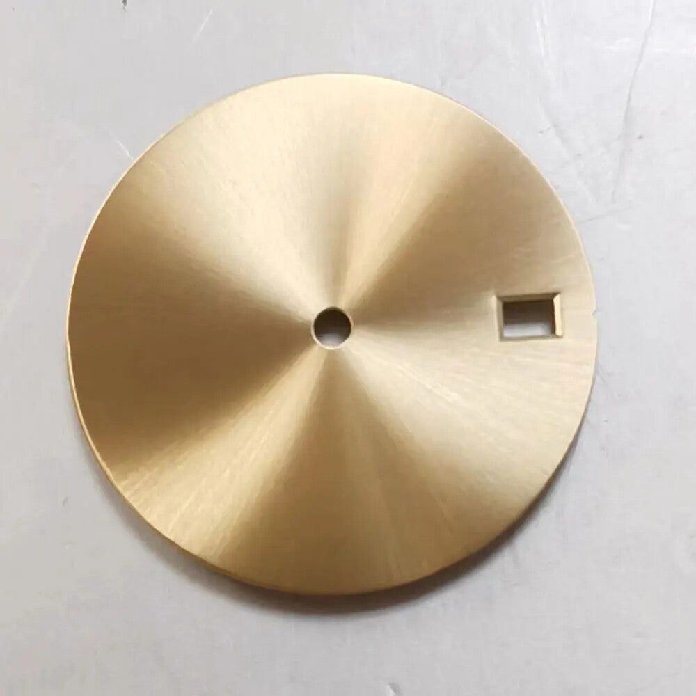 Modified 28.5mm No Lume Single Calendar Watch Dial Suitable for NH35/36 Movement