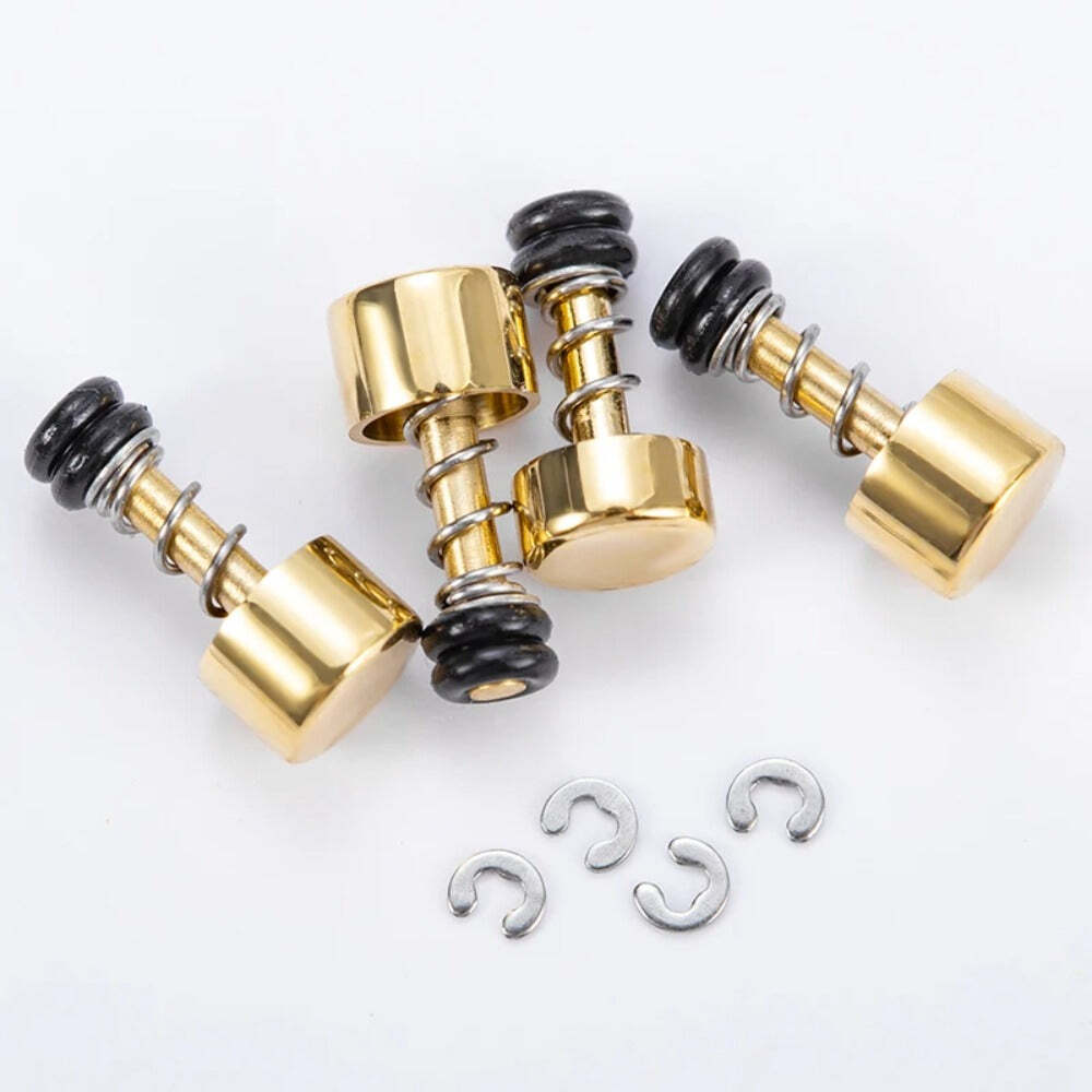4 STÜCK/Packung Gold Druckknöpfe für Casio DW5600 Wasserdichter Edelstahl