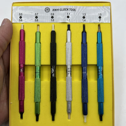 Ensemble de 6 outils de réglage d'aiguilles de montre de haute qualité 
