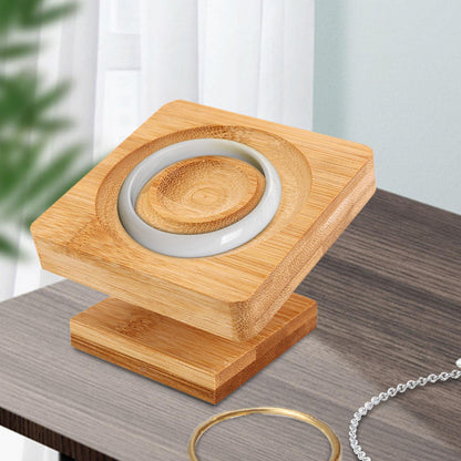 Bamboo Bracelet Bangle Display Tray Stand Holder Birthday Gift for Retail Shop