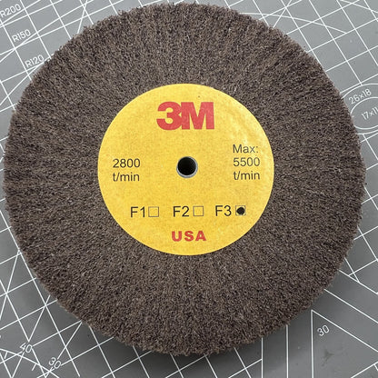 3M Grain Abrasive Wheel with Aluminum Oxide for precise watch accessory polishing, fits Bergeon 6085-F3 tools.