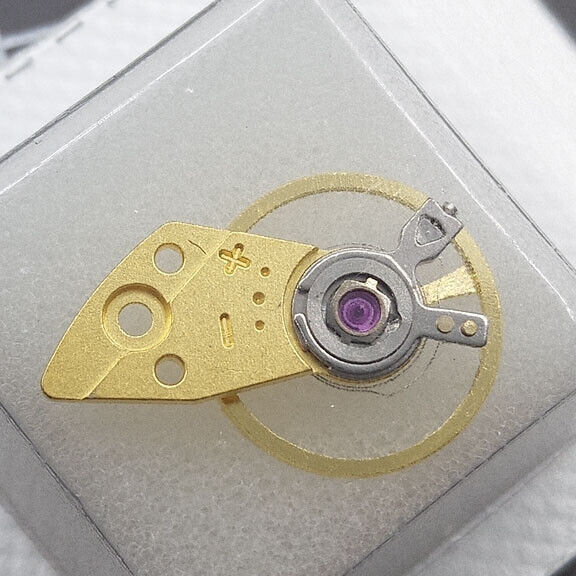 Golden Complete Balance Wheel with Splint, Miyota 8205 8200 Japan Made, precision watch part for smooth timekeeping