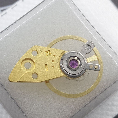 Golden Complete Balance Wheel with Splint, Miyota 8205 8200 Japan Made, precision watch part for smooth timekeeping