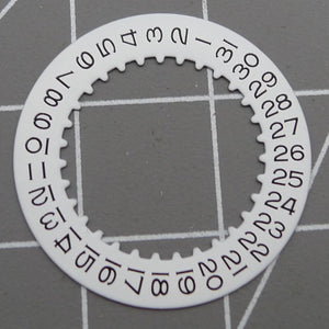 Generic Replacement White Date Disk Wheel Date Wheel for RLX 3235 Movement