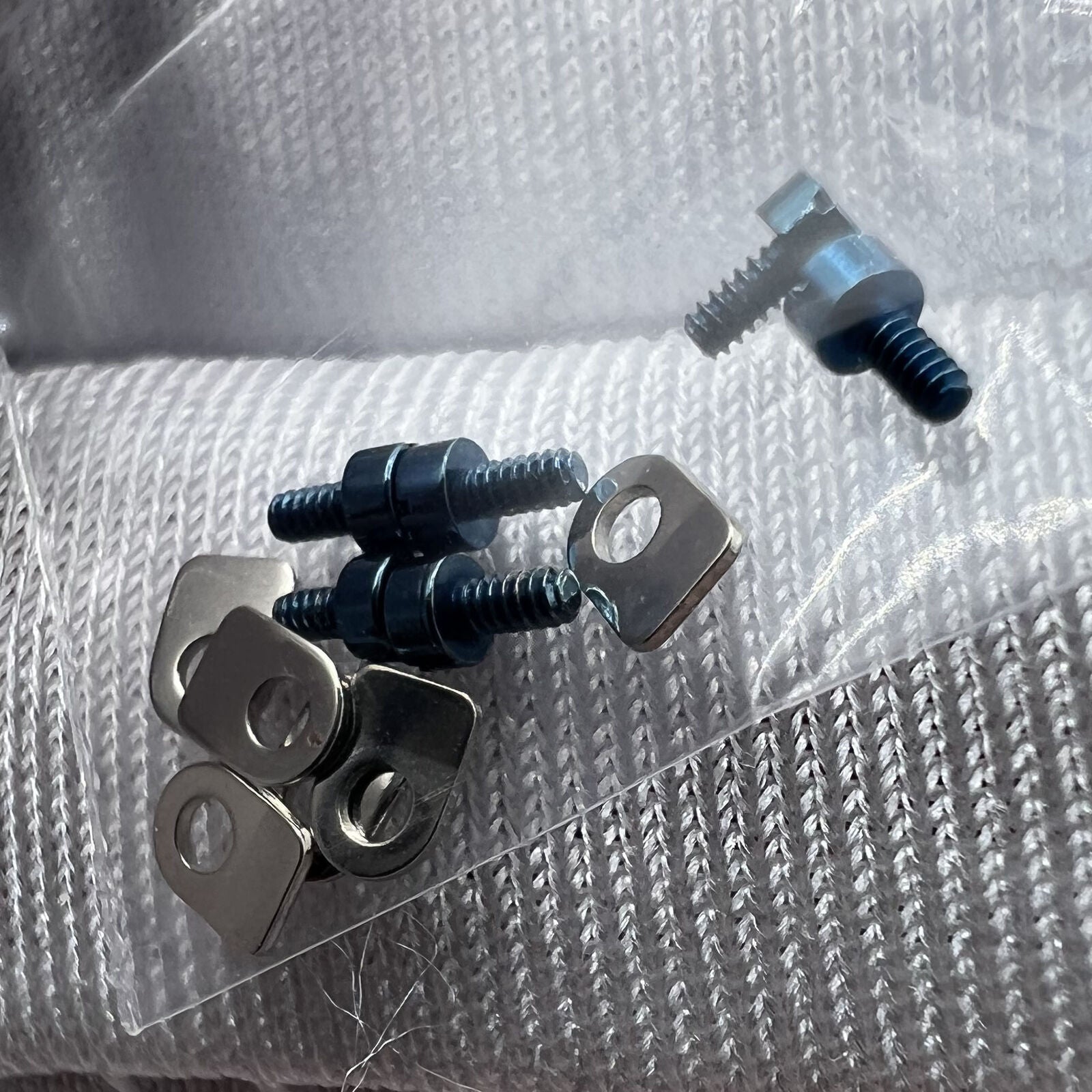 Seagull ST3600 ETA6497 watch casing clamp with screws, precision fit accessory for movement assembly.