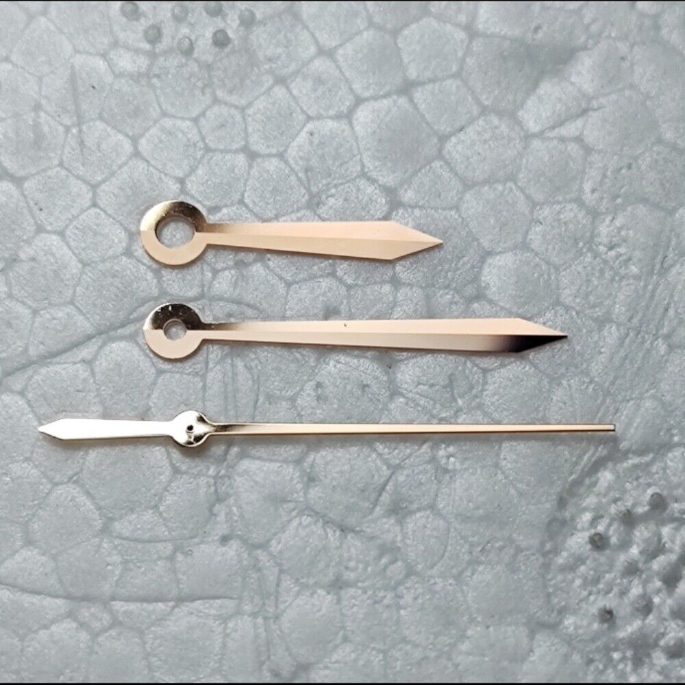Aiguilles de montre en forme de flèche rose doré 11 × 16 × 17 mm pour mouvement SHANGHAI LB06