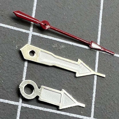 2 Sets Leuchtende Rote Sekundenzeiger Für Miyota 2035 Uhrwerk