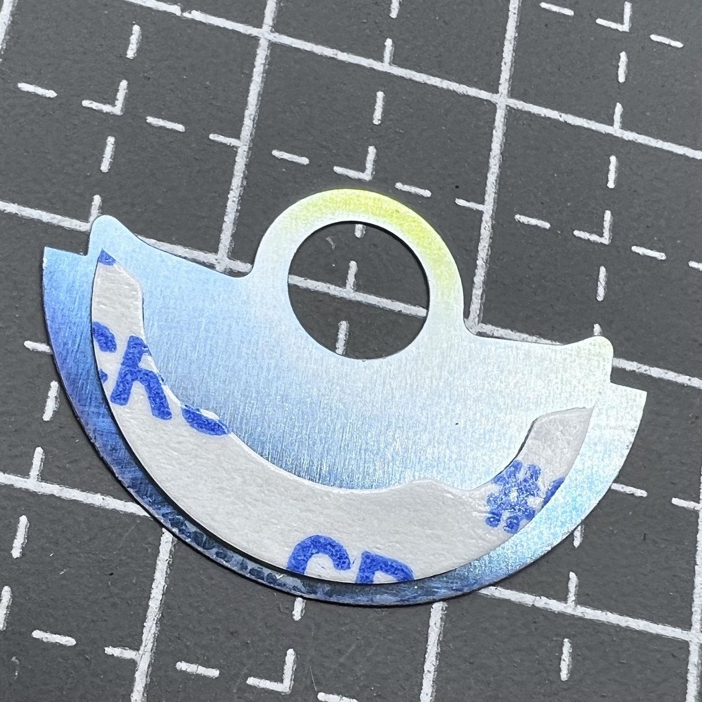 China Zodiac Tiger Weiß Schrift Farbige Rotor Abdeckung für NH35 NH36 7S26