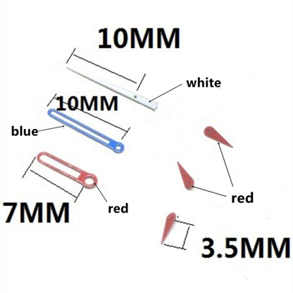Red small second hand with blue and red trim for VD53, VD54, VD57 movements.