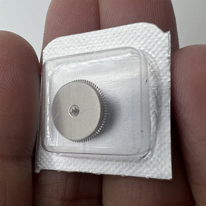 Silver barrel with complete mainspring for Miyota 8200 8215 watch movement, durable replacement by Miyota.