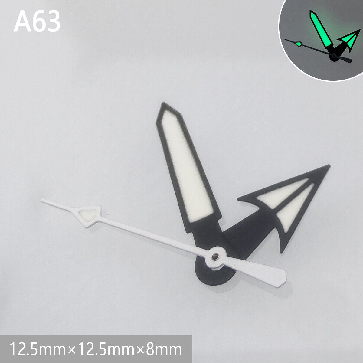 Accessories Watch Hands Green Luminous Suitable for NH35 NH36 Movement A50~A86