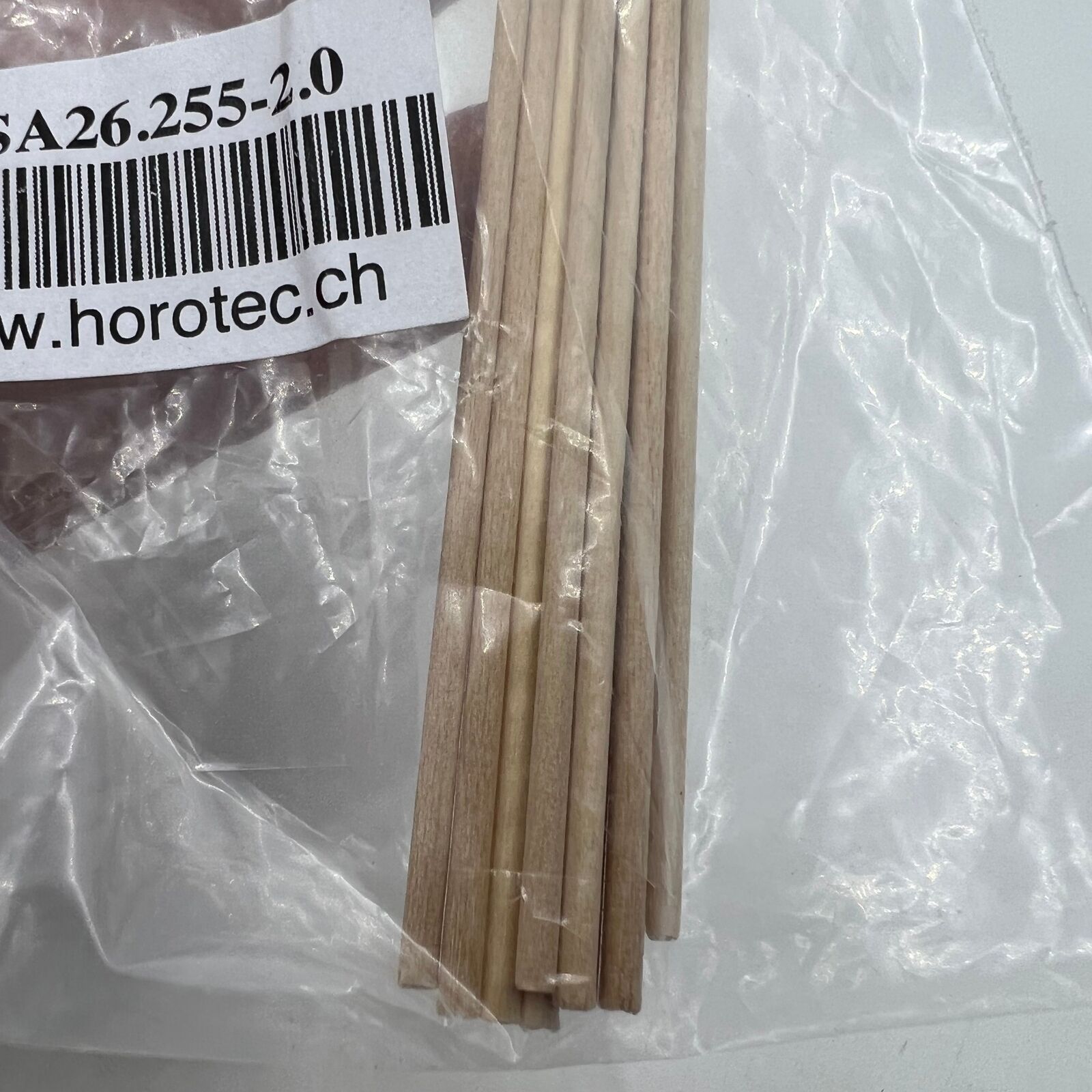 Horotec 2.00mm beech wood pegwood sticks for precise watch cleaning and delicate maintenance tasks.