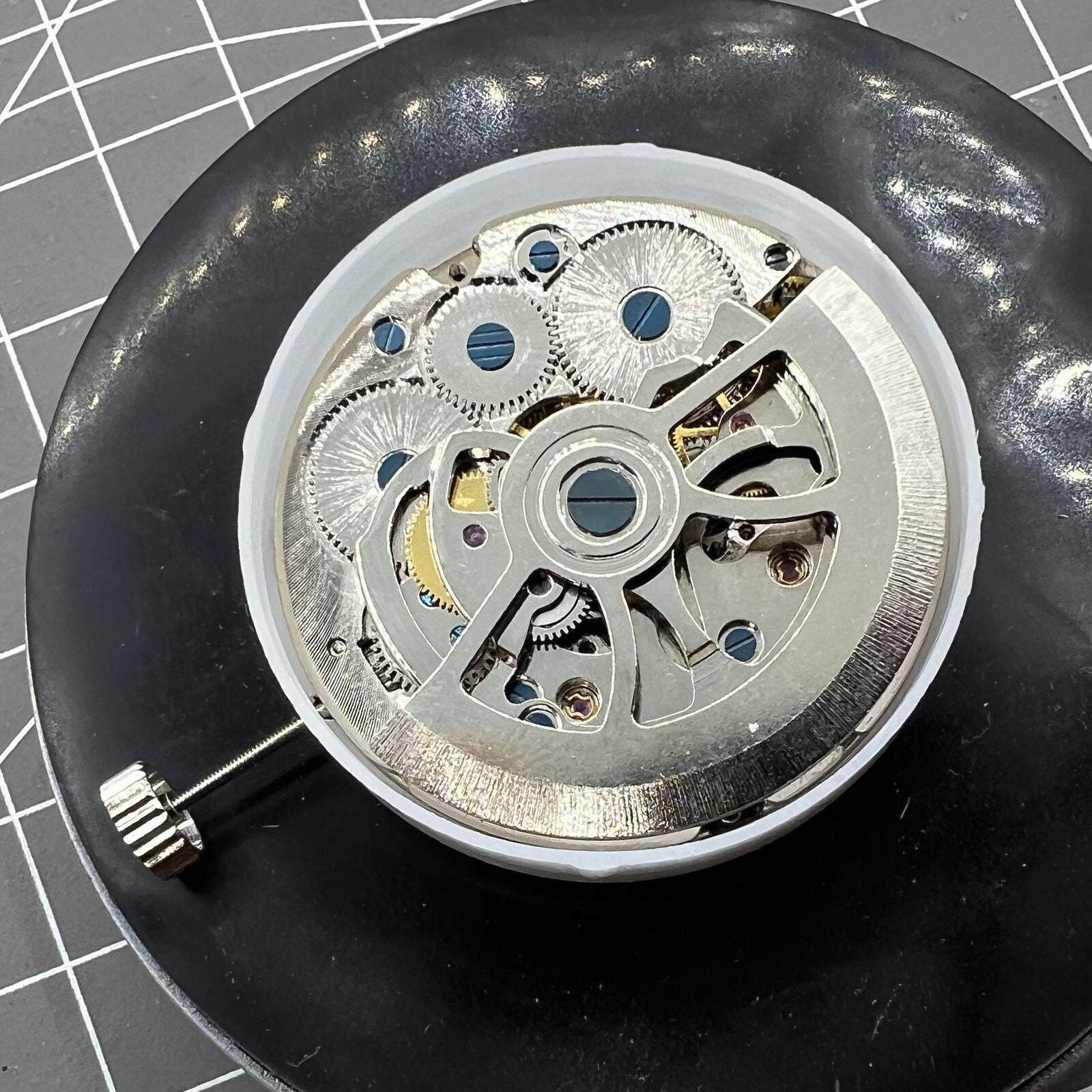 Double Balance Wheel wristwatch, featuring Big D12 automatic mechanical movement, sleek design.