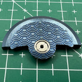 Blue Sea Wave Carved Rotor Oscillating Weight for Miyota NH35 NH36 Movement