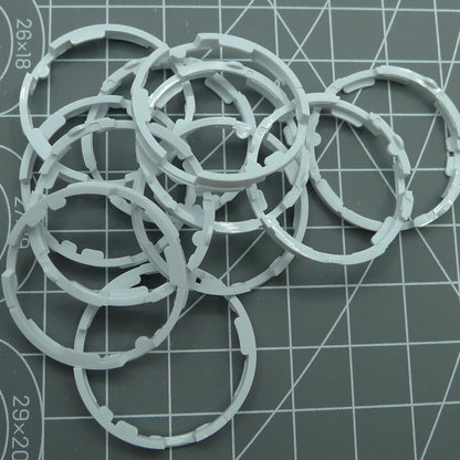 Plastic watch case cushion spacer ring for Miyota 8200 Series movement, pack of 5.