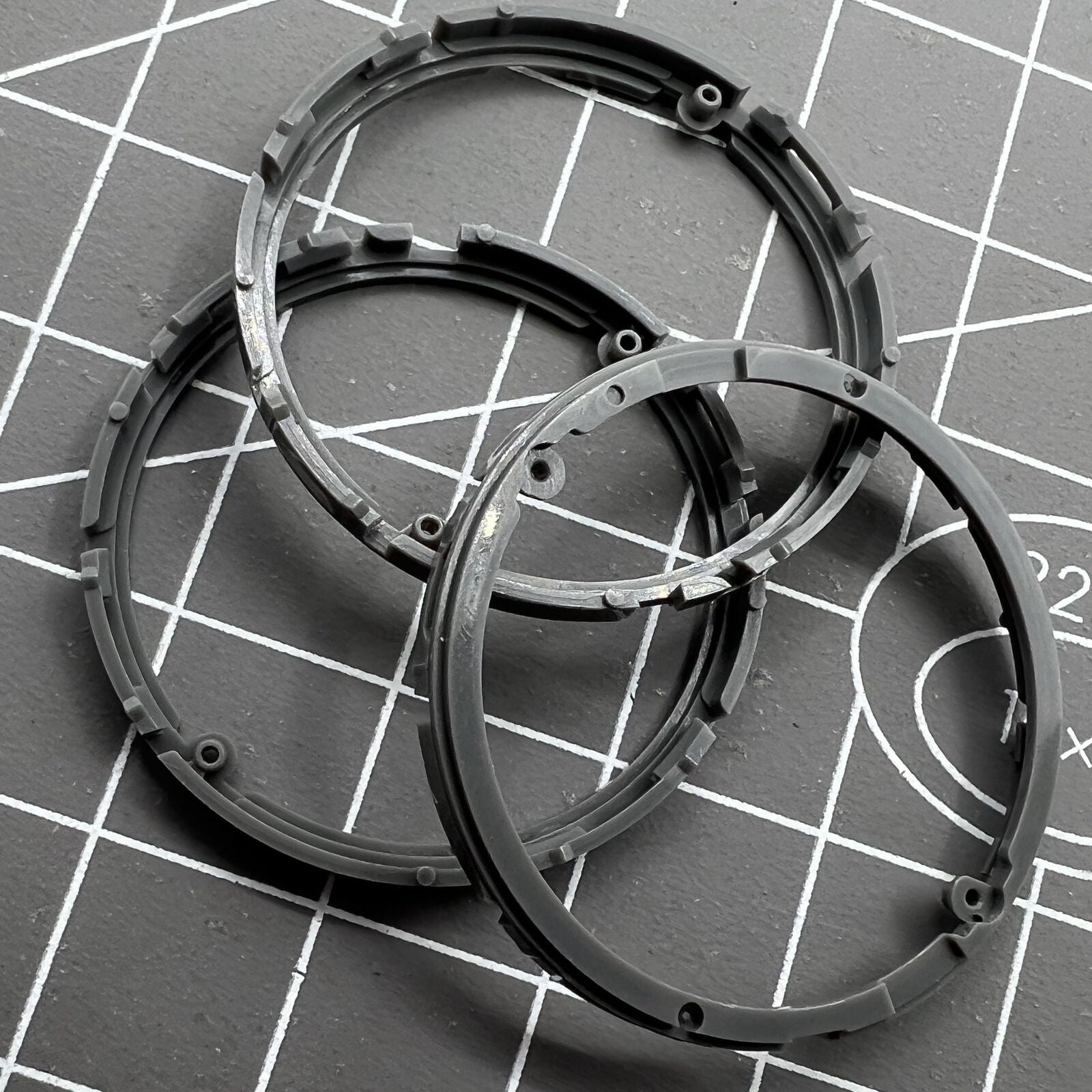 Watch spacer ring cushion mount compatible with NH35 NH36 NH38 NH39 movements, durable accessory.