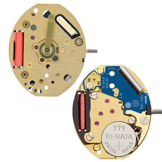ETA 980.106 Watch Quartz 3 Hands Movement