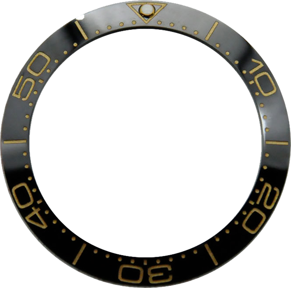 38 mm Uhrenring, Keramik-Lünetteneinsatzring für GMT-Uhr, 40 mm Gehäuse