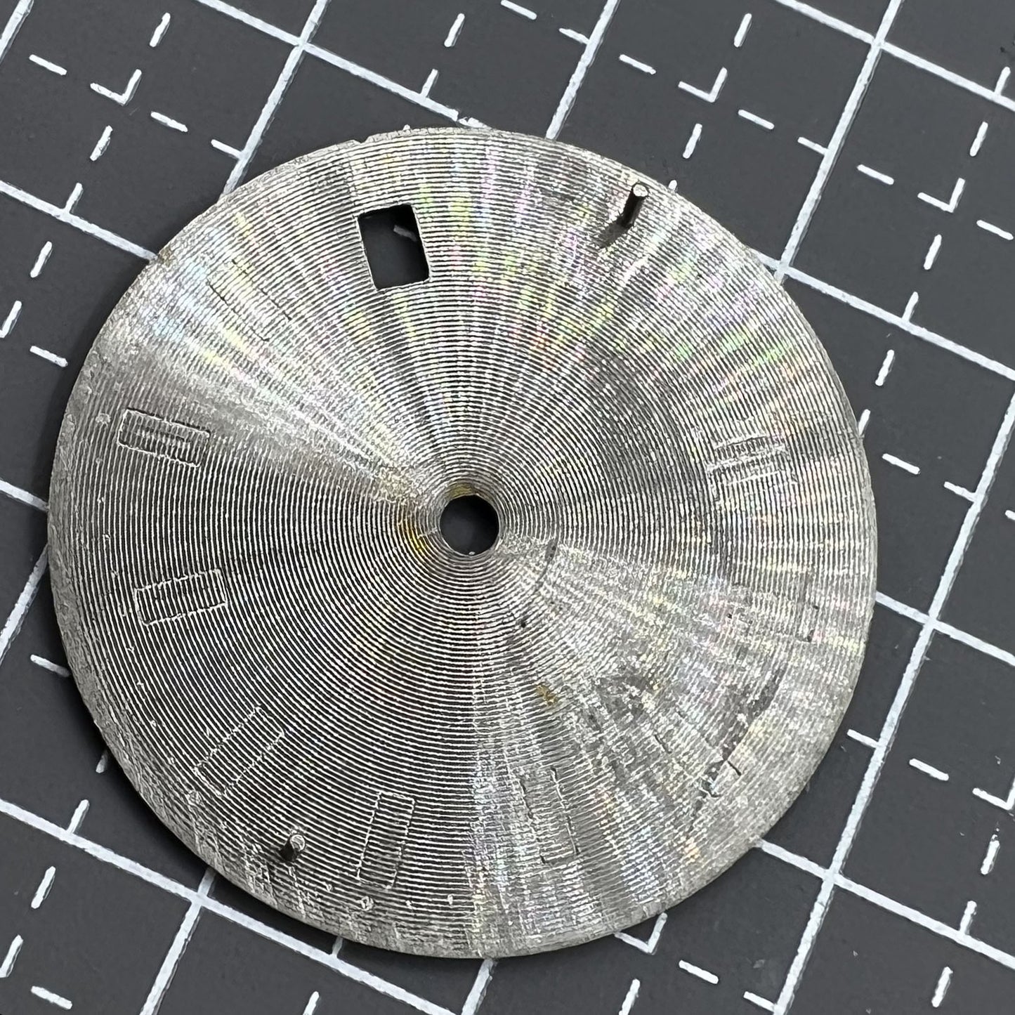 Grünes Imitat Edelstein Zifferblatt 29.8mm für NH35 Uhrwerk Nail Design